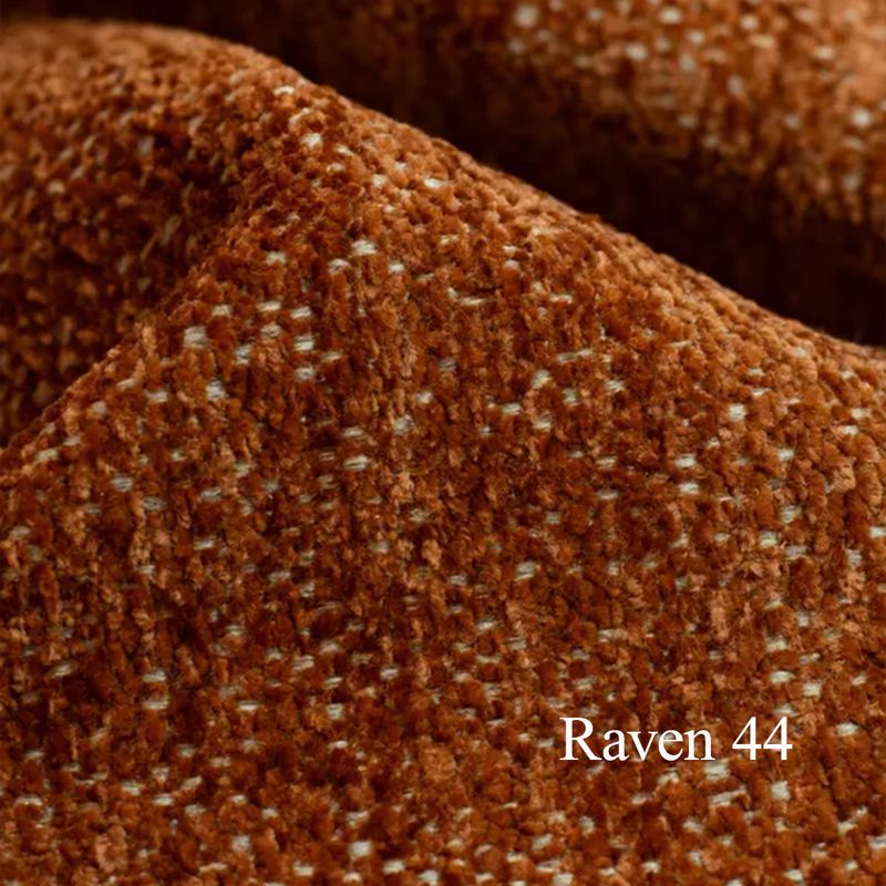 Arizona Oppsett 3 Hjørnesofa Raven tekstil 325x208 m/ åpen ende