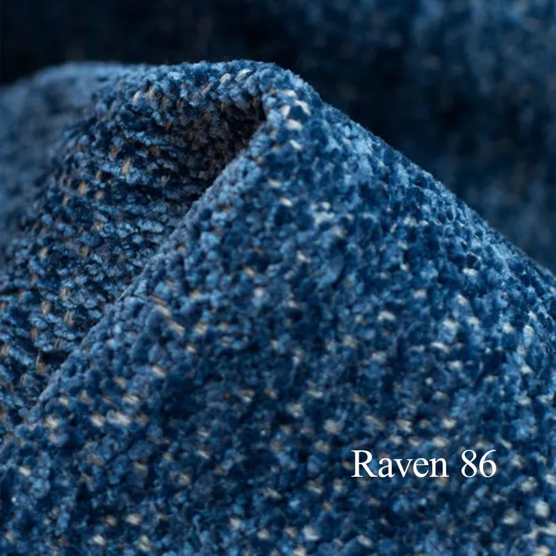 Arizona Oppsett 3 Hjørnesofa Raven tekstil 325x208 m/ åpen ende
