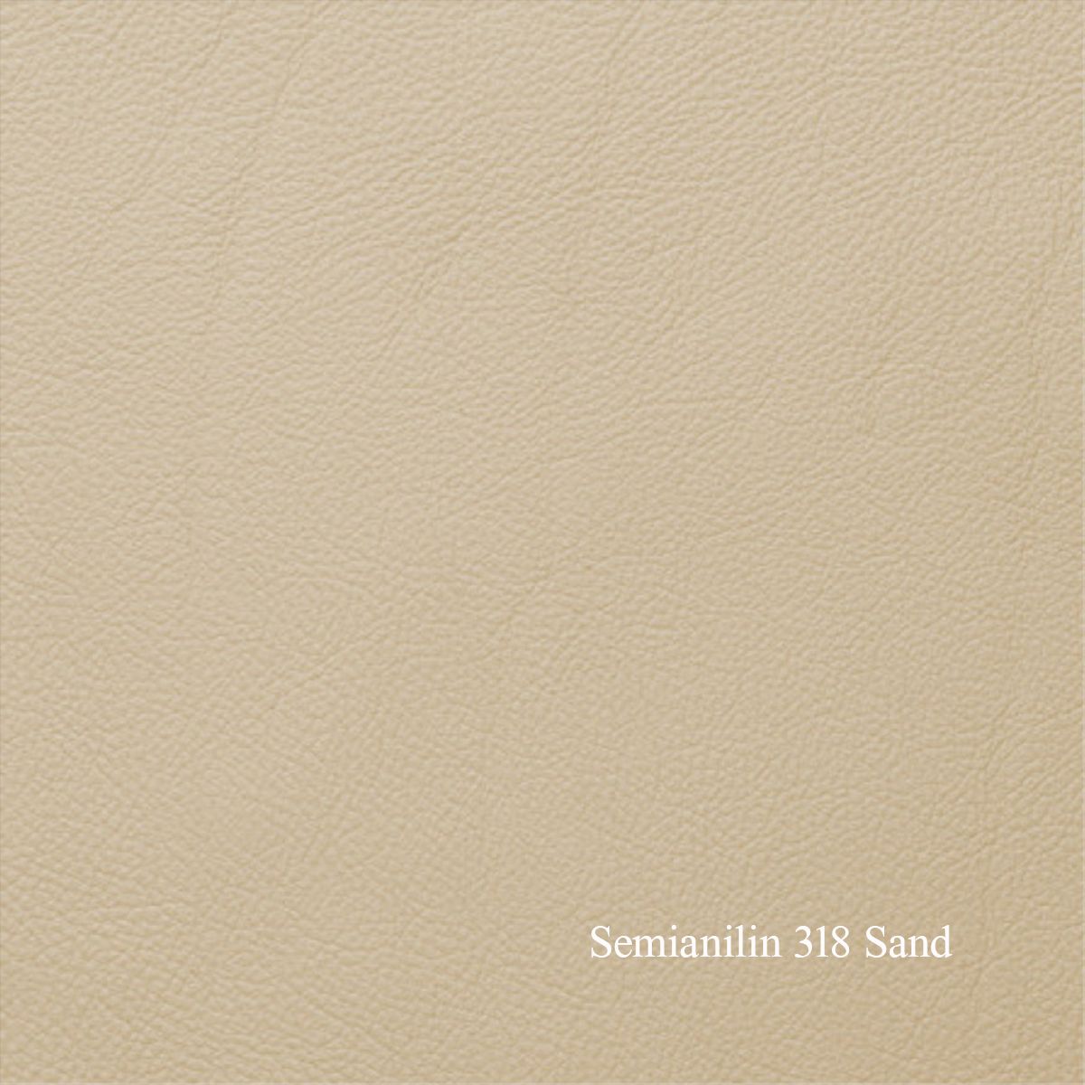 Leon Recliner med integrert fothviler semianilin skinn