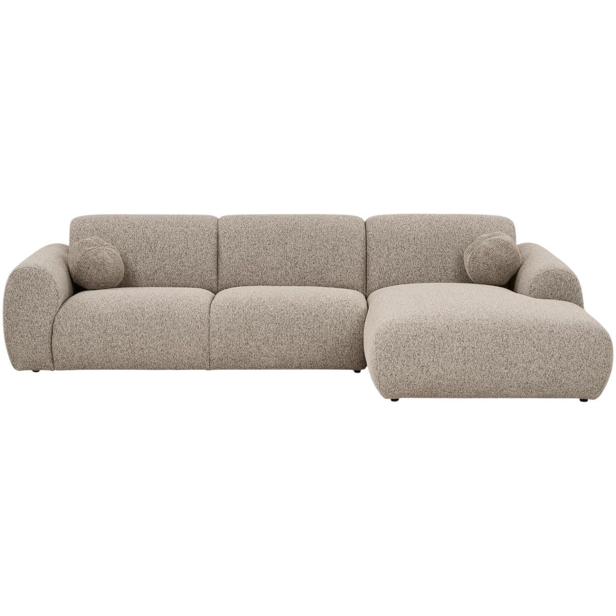 Clyde sofa 3-seter med sjeselong - stone grey | House Nordic 