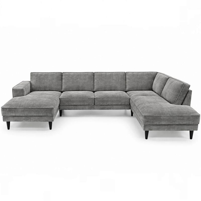 Brugge Stor U-sofa 344cmx210cm | Adore velur