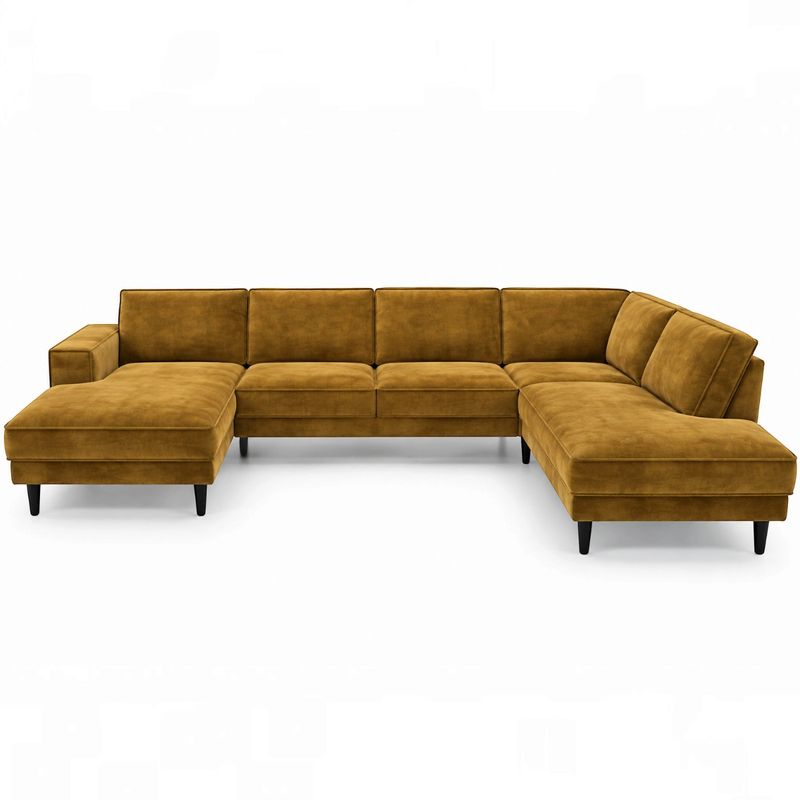 Brugge Stor U-sofa 344cmx210cm | Adore velur