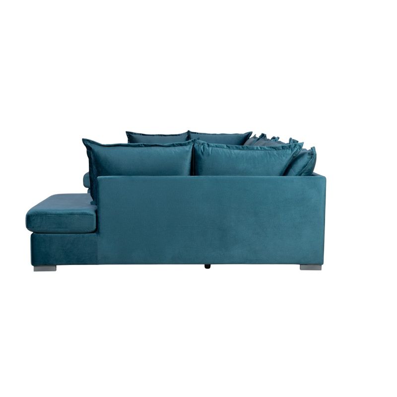 Arizona FS U-hjørnesofa symmetrisk Monolith velur 362x208