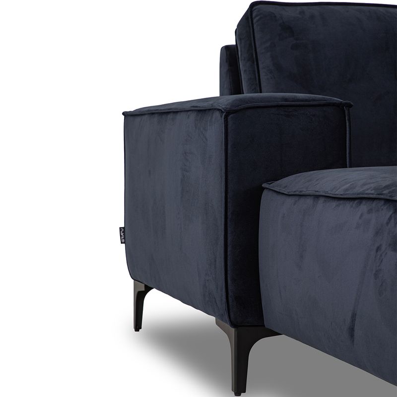 Brussel U-sofa Oppsett 3 Bluvel Tekstil Hjørnesofa 350x214 m/åpen ende