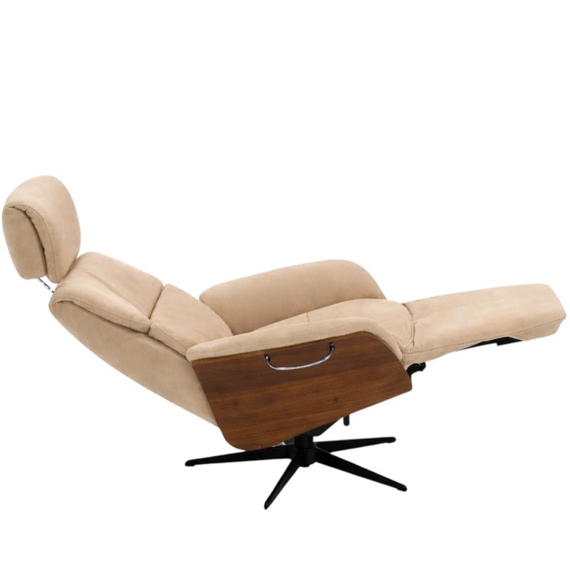 Five Recliner med integrert fothviler | Adore velur