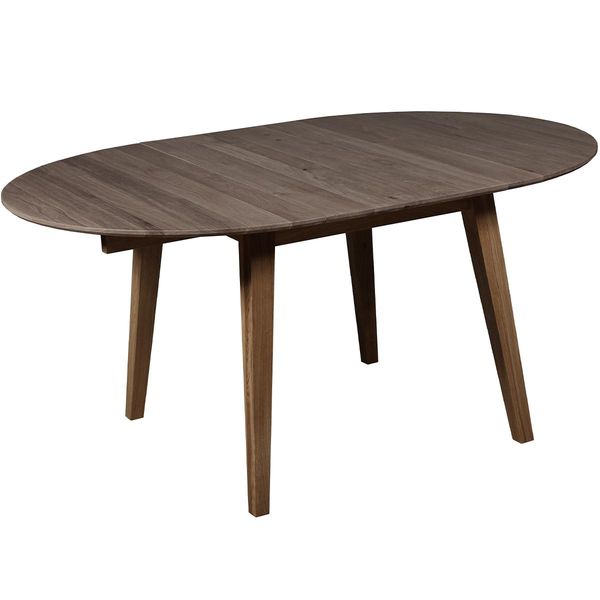 Hovedbilde Genova Spisebord Ø110-160 heltre massiv røkt eik ...