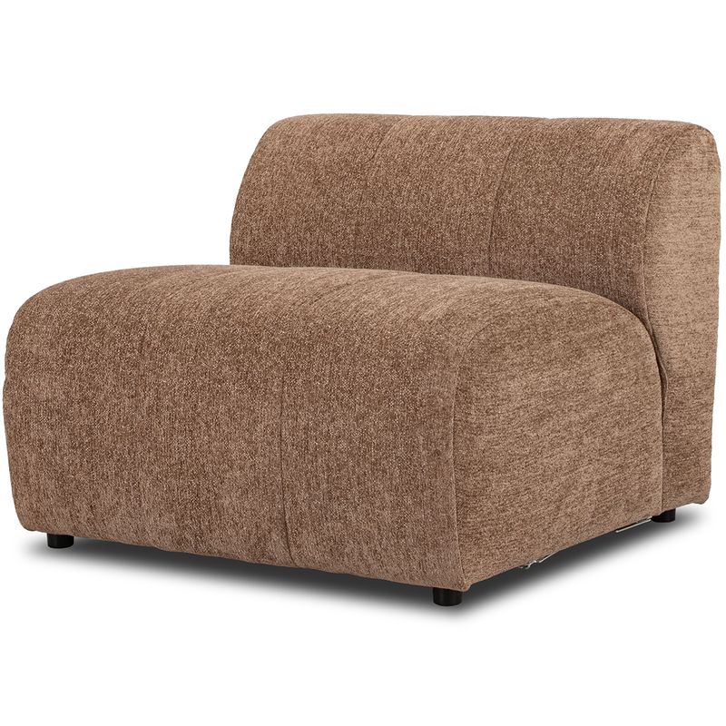 Moss hvilestol 90 cm midt modul velg farge Raven tekstil