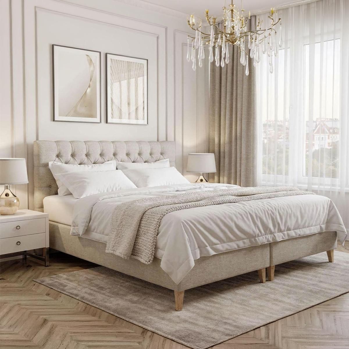 Arctic Premium Oasis 160x200cm Kontinentalseng Storm Tekstil