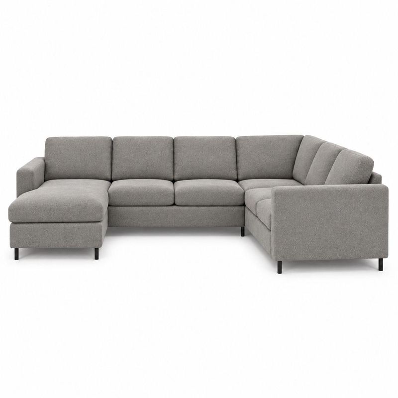 Bella oppsett 4 Hjørnesofa 280x220 cm Storm tekstil