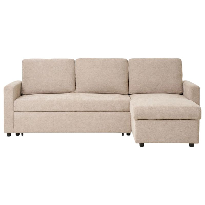 Belfast Sovesofa med sjeselong – mørk sand | House Nordic